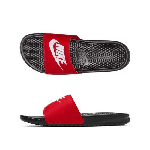 Dép Nike Benassi JDI Black/White/University Red Size 41-4