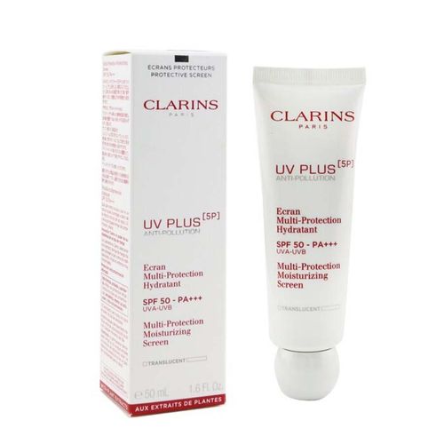 Kem Chống Nắng Clarins UV Plus [5P] Anti-Pollution Ecran Multi-Protection Hydratant Translucent Không Màu SPF 50/PA+++ 50ml-1