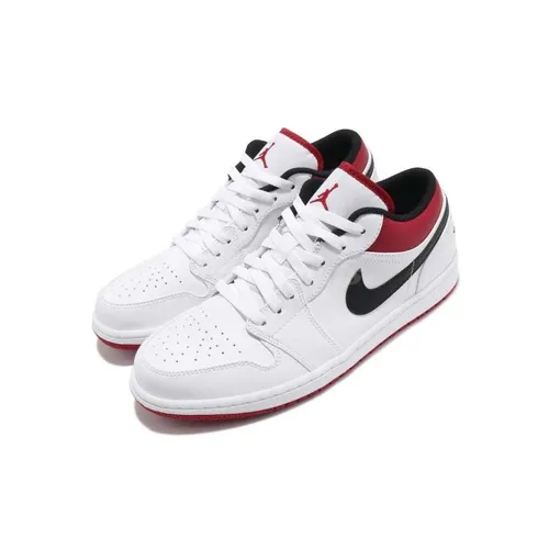 Giày Thể Thao Nike Jordan 1 Low White Gym Red 553558 118 Size 42.5