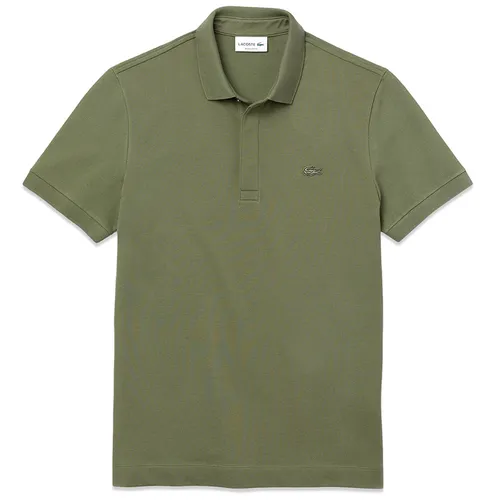 Áo Phông Lacoste Paris Regular Fit Stretch Polo Màu Xanh Olive Size L