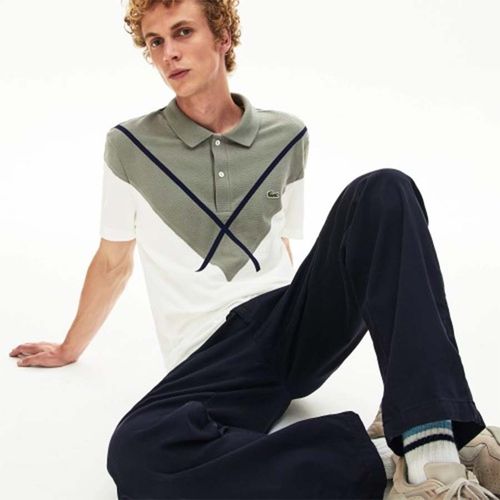 Áo Polo Lacoste Men's Made In France Jacquard Cotton Piqué Polo Shirt PH8532-51 Size S-3