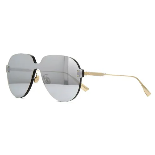 Kính Mát Christian Dior Color Quake 3 Gold/Silver Mirrored Sunglasses YB7/T4 Màu Xám Bạc