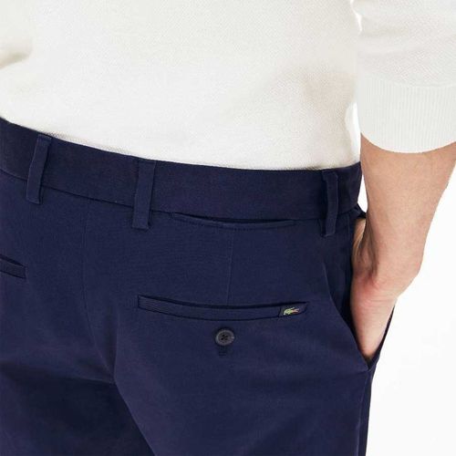 Quần Kaki Lacoste Men's Stretch Cotton Gabardine Slim Fit Short Chinos HH5941 Size 32-5