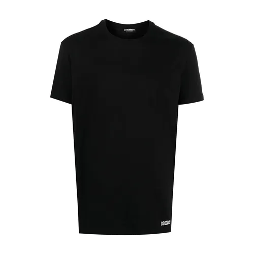 Áo Phông Dsquared2 logo-print two-pack T-shirts Màu Đen