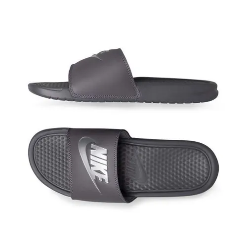 nike benassi grey