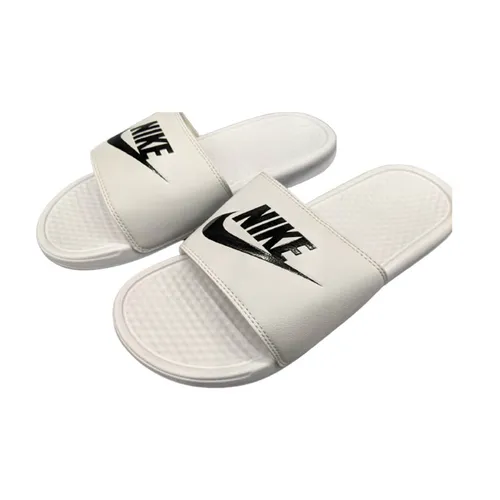 Dép Nike Benassi White Black Màu Trắng