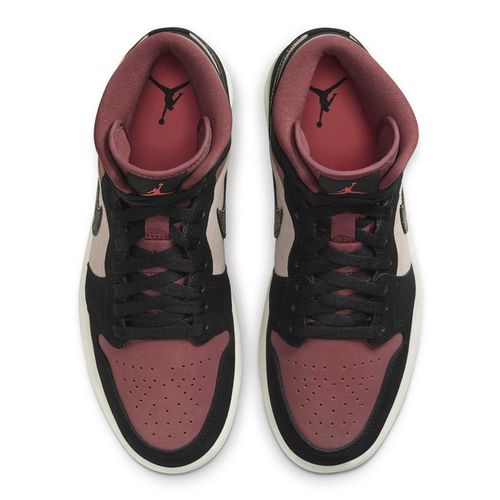 Giày Nike Wmns Air Jordan 1 Mid Burgundy Dusty Pink BQ6472-202 Size 39-3