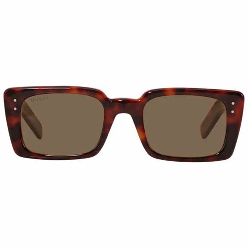 Kính Mát Gucci Brown Square Sunglasses GG0539S00452 Màu Nâu