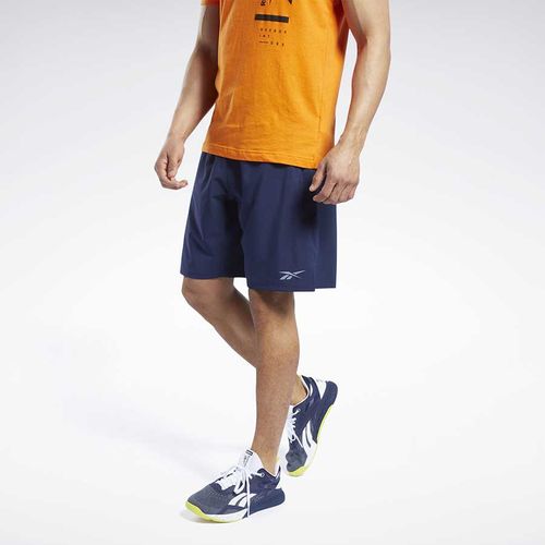 Quần Shorts Reebok Speedwick Mens Training Shorts 'Low Logo' Navy Fu2861 Size S-3