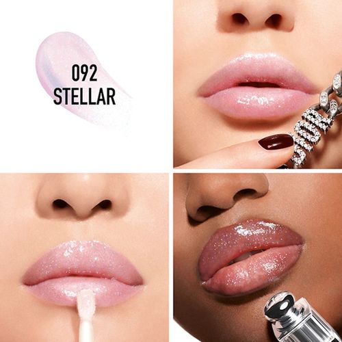Son Dưỡng Bóng Dior Addict Stellar Lip Gloss 092 Stellar - Iridescent Blue Pink Màu Hồng Ánh Kim-2