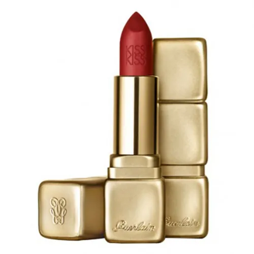 Son Guerlain Kiss kiss Matte M330 Spicy Burgundy Màu Đỏ Bordeaux - Son Môi - Vua Hàng Hiệu