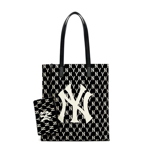 Túi Xách MLB Monogram Shopper New York Yankees 3AORL011N-50BKS Màu Đen