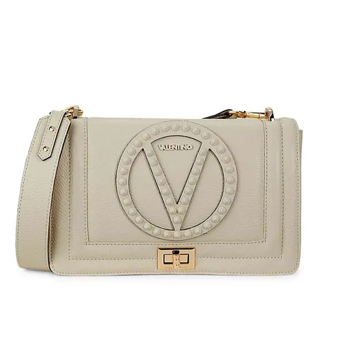 Túi xách Valentino - Túi Xách Valentino By Mario Valentino Alice Rock Leather Shoulder Bag Màu Trắng Sữa - Vua Hàng Hiệu
