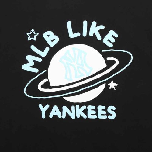 Áo Phông MLB Like 21 Planet Short Sleeve T-Shirt New York Yankees Black Màu Đen Size XS-1