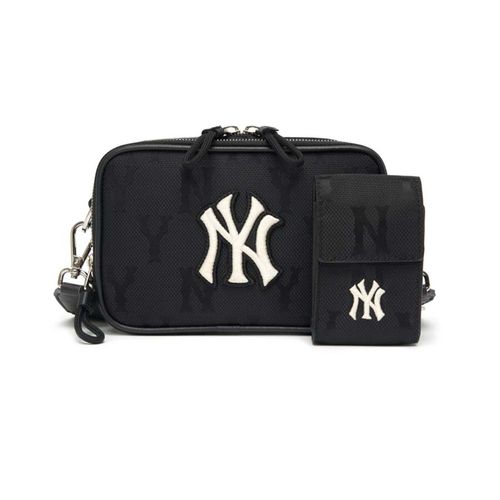 Túi MLB Monogram Nylon Jacquard Mini Crossbody Bag New York Yankees 3ACRS011N-50BKS