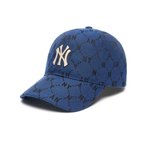Mũ MLB Monogram Diamond Jacquard Unstructured Ball Cap New York Yankees 3ACPM111N-50BLD
