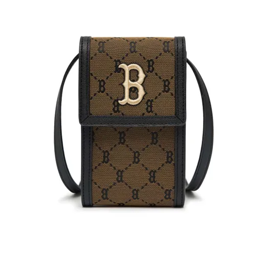 Túi Đeo Chéo MLB Mini Monogram Diamond Jacquard Cell Phone Cross Bag Boston Red Sox 3ACRH011N-43BGD