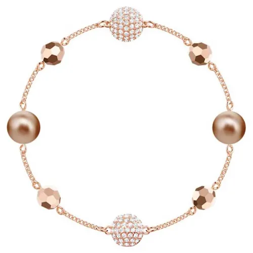 Trang sức Vòng đeo tay Mạ vàng hồng - Vòng Tay Swarovski Remix Collection Rose Gold Multi Colour Strand - Vua Hàng Hiệu