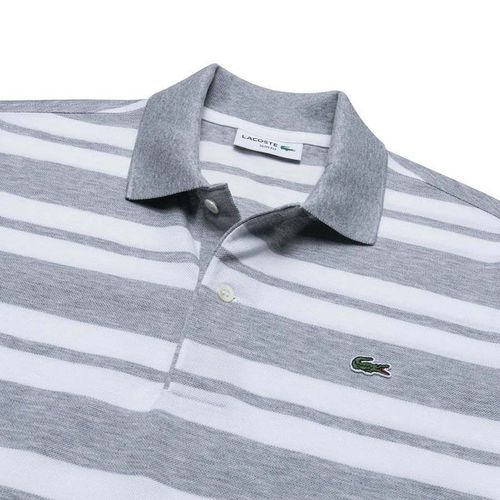 Áo Lacoste Men's Short Sleeve Polo Shirt PH3910 S8G8K Màu Xám-3