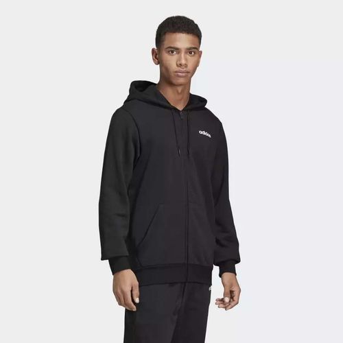 Áo Khoác Hoodie Adidas Essentials Plain Hoodie DU0383 Màu Đen Size M-2