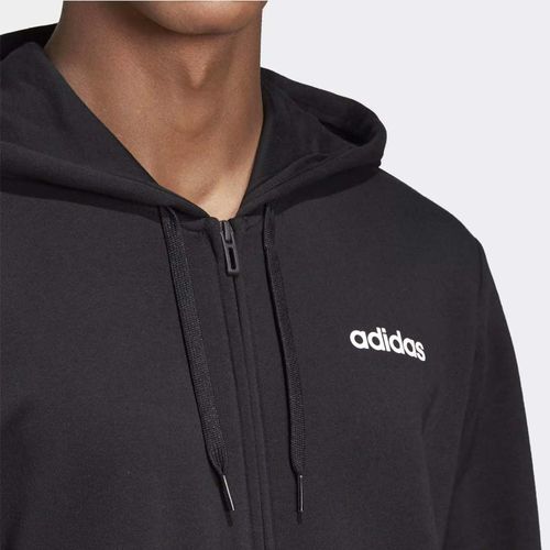 Áo Khoác Hoodie Adidas Essentials Plain Hoodie DU0383 Màu Đen Size M-4