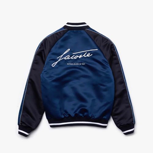 Áo Khoác Lacoste Short Reversible Jacket BH4141L Size 48-3