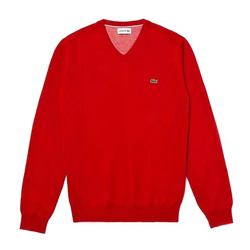 Áo Len Lacoste Peak Rouge Homme Màu Đỏ Size L