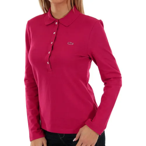 Áo Polo Lacoste Nữ Rose Fuchsia Manches Longues Femme Màu Hồng Size 34 - Thời trang - Vua Hàng Hiệu