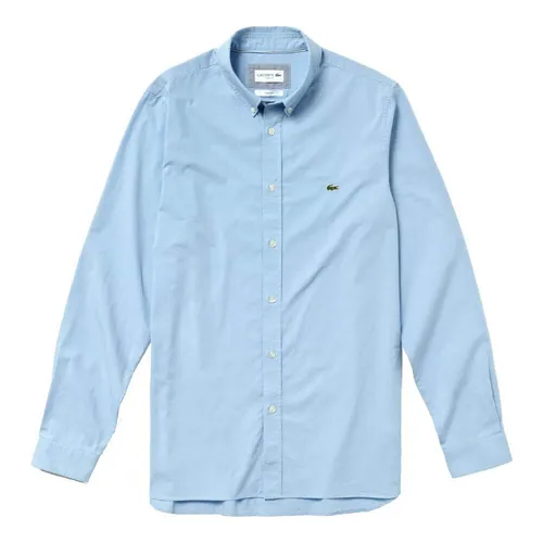 Áo Sơ Mi Dài Tay Lacoste Hemd CH5816 00 G5J Màu Xanh Blue Size S