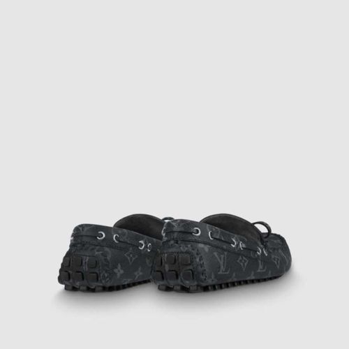 Giày Lười Nam Louis Vuitton LV Arizona Mocassin 1A441U Màu Đen Size 6.5-5