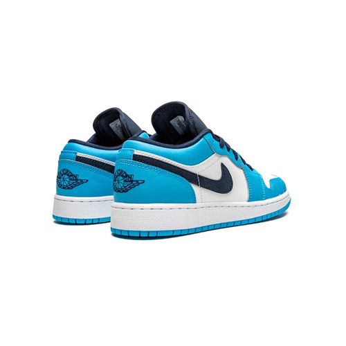 Giày Nike Air Jordan 1 Low GS ‘UNC’ 553560-144-3