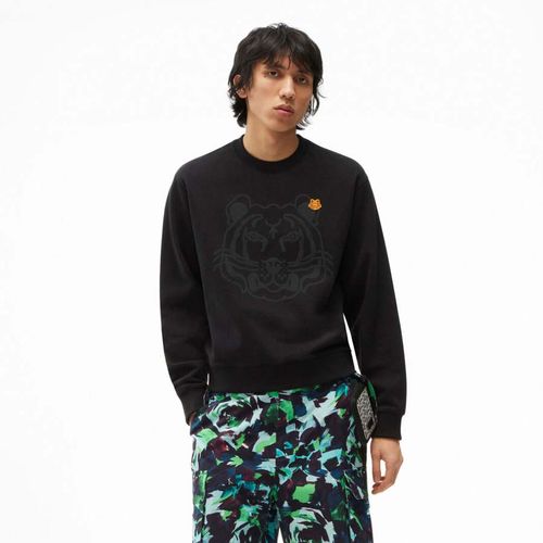 Áo Nỉ Kenzo K-Tiger Sweatshirt Màu Đen Size L-3
