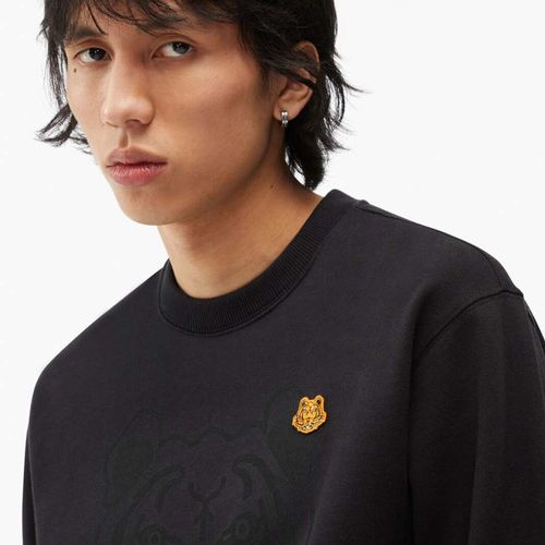 Áo Nỉ Kenzo K-Tiger Sweatshirt Màu Đen Size L-4