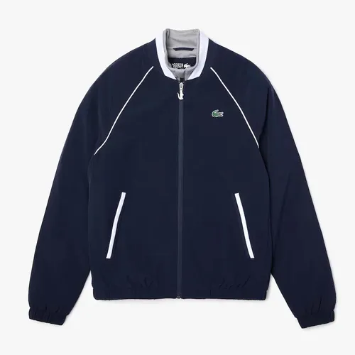 Áo Khoác Lacoste Men’s Sport Lightweight Water-Resistant Zip Golf Jacket Màu Xanh Navy Size 46
