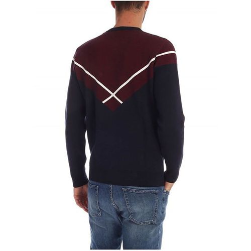 Áo Len Lacoste Men's Cross Knit Sweater Phối Màu Size S-1