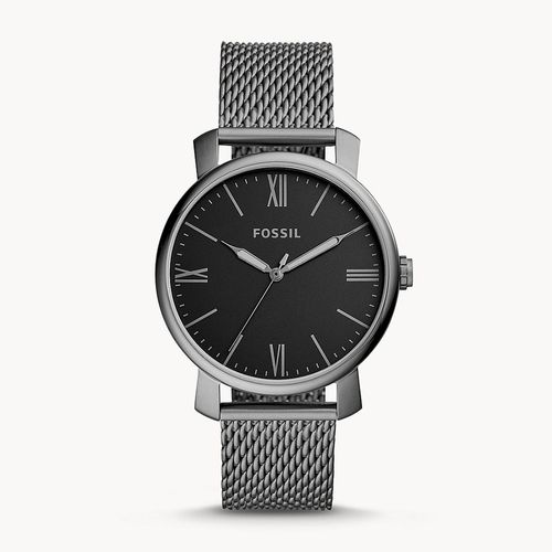 Đồng Hồ Fossil  Rhett Three-Hand Smoke Stainless Steel Watch BQ2370 Màu Đen Xám-2