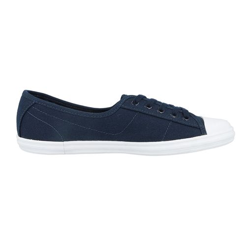 Giày Lacoste Ziane BL Canvas Sneakers Màu Xanh Navy Phối Trắng Size 37-3