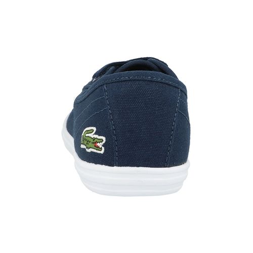Giày Lacoste Ziane BL Canvas Sneakers Màu Xanh Navy Phối Trắng Size 37-5