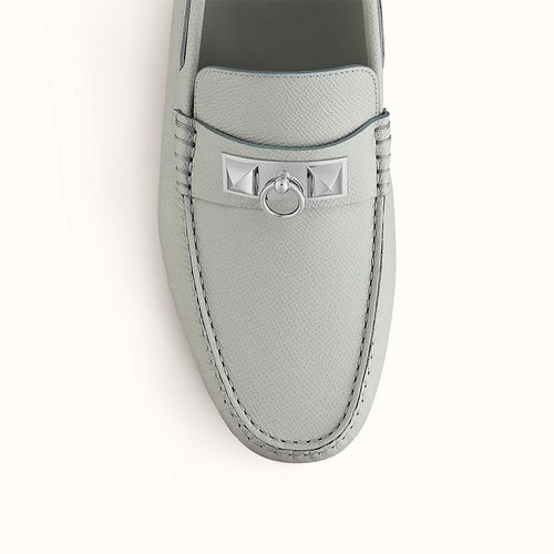 Giày Lười Hermès Irving Loafer Bleu Glacier Size 42.5-5