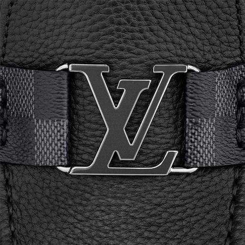 Giày Lười Nam Louis Vuitton LV Monte Carlo Moccasin Noir Size 40.5-2