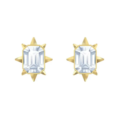 Khuyên Tai Swarovski TaRot Magic Stud Pierced Earrings White, Gold-Tone Plated - Trang sức - Vua Hàng Hiệu