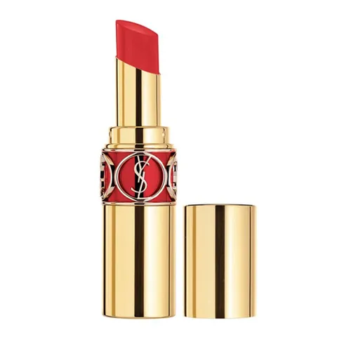 Son Dưỡng Yves Saint Laurent YSL Rouge Volupté Shine Màu 81 Coral Aviator Đỏ San Hô - Son Môi - Vua Hàng Hiệu