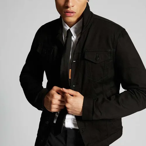 Áo Khoác Bò Dsquared2 95:20 Denim Jacket Màu Đen Size 50 - Thời trang - Vua Hàng Hiệu