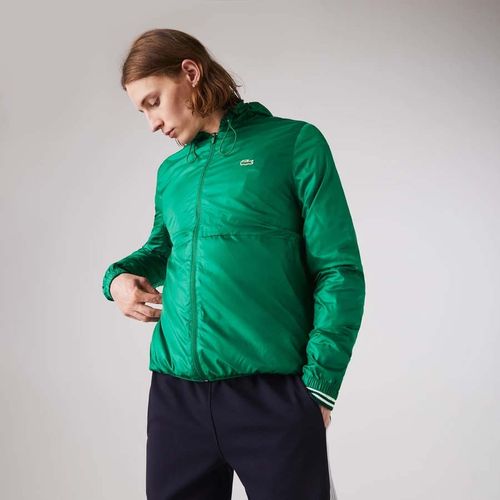 Áo Khoác Gió Lacoste Men's Sport Plain Hooded Water-Resistant Jacket BH1536 132 Size 48-3