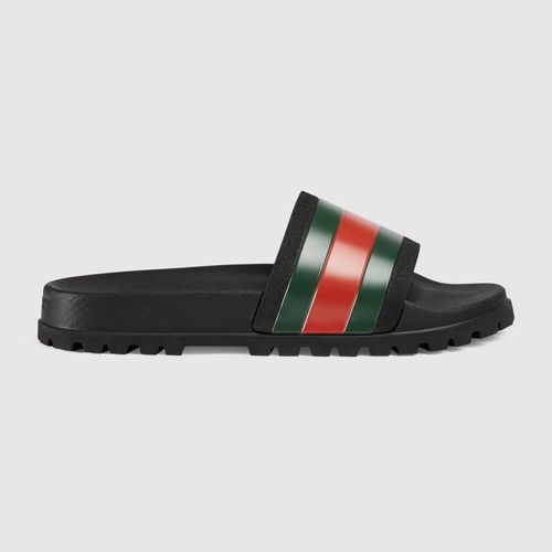 Dép Gucci Web Slide Sandal Màu Đen Size 40-3