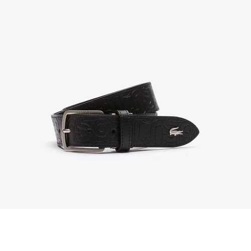 Thắt Lưng Lacoste Men's Embossed Leather Tongue Buckle REF RC4040 H99 Size 100-2
