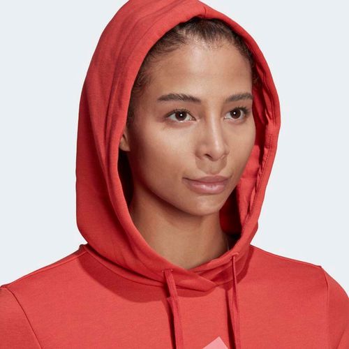 Áo Hoodie Nữ Adidas Essentials Relaxed Logo Hoodie GM5521 Màu Đỏ Cam Size S-3