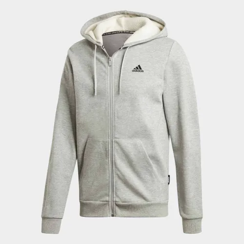 Áo Khoác Adidas M Must Have Winter 3S Grass Zip GM0903 Màu Xám Size L