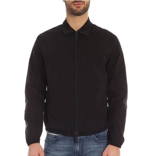 Áo Khoác Bomber Dsquared2 C1964 Nylon Bomber In Black Size 46