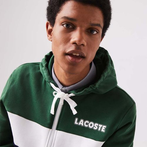 Áo Khoác Nỉ Lacoste Men's Sport Colorblock Fleece Zip Sweatshirt SH1506-58Q Size M-3